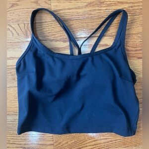 Women's Black Strappy Bralette